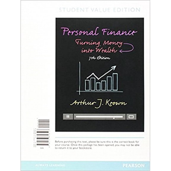 Personal Finance: Turning Money Into Wealth, Student Value Edition, Plus Mylab Finance -- Access Card Package (Other)
