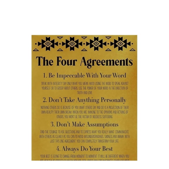 Personal Growth Principles Poster Self Discipline Reference