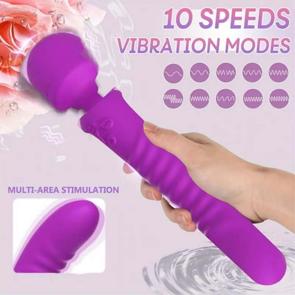 Personal Hand Held Deep Tissue Massager for Muscles, Back, Foot, Neck -Electric Percussion Body Wand Massage Gift for Women herMA117