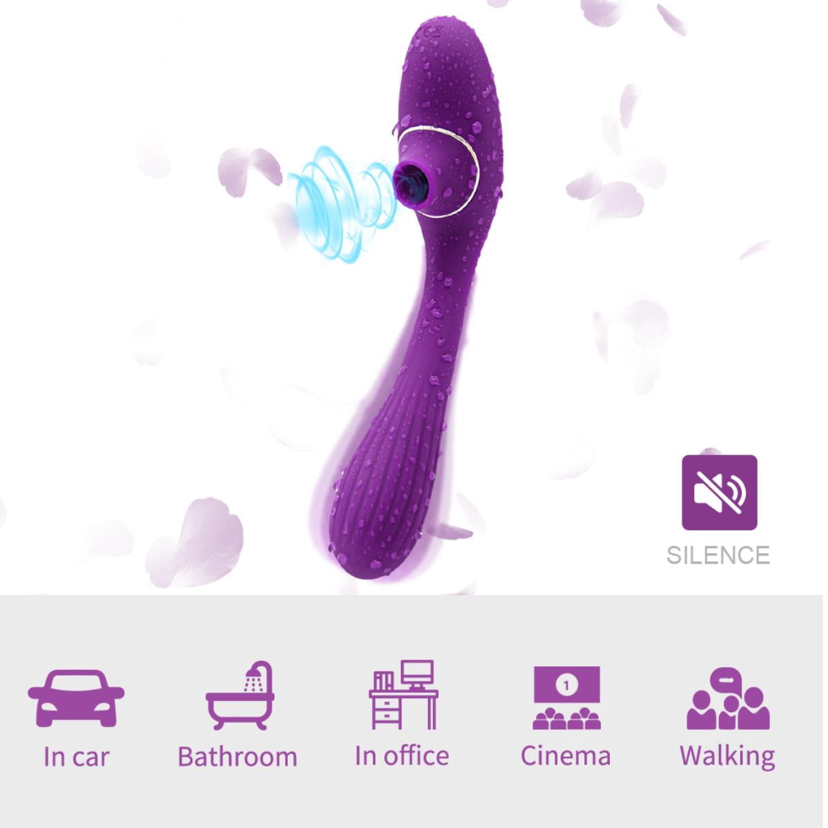 Personal Handheld Massager Full Body Massager, Electric Massager for Face Neck Back Shoulder Waist Leg Feet, Portable 5 Mode Massager for Women MenA052