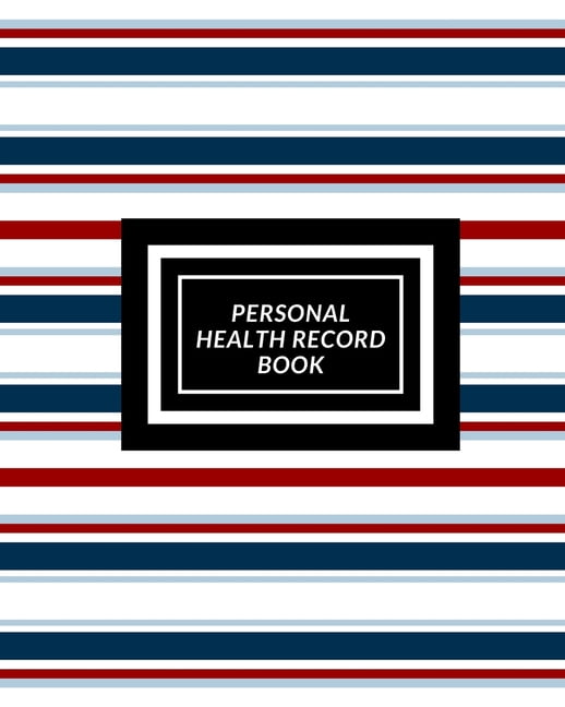 Personal Health Record Book Medical History Book, Personal Health