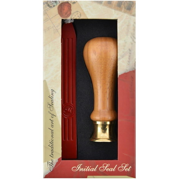 Personal Initial Seals With Wax-Letter W
