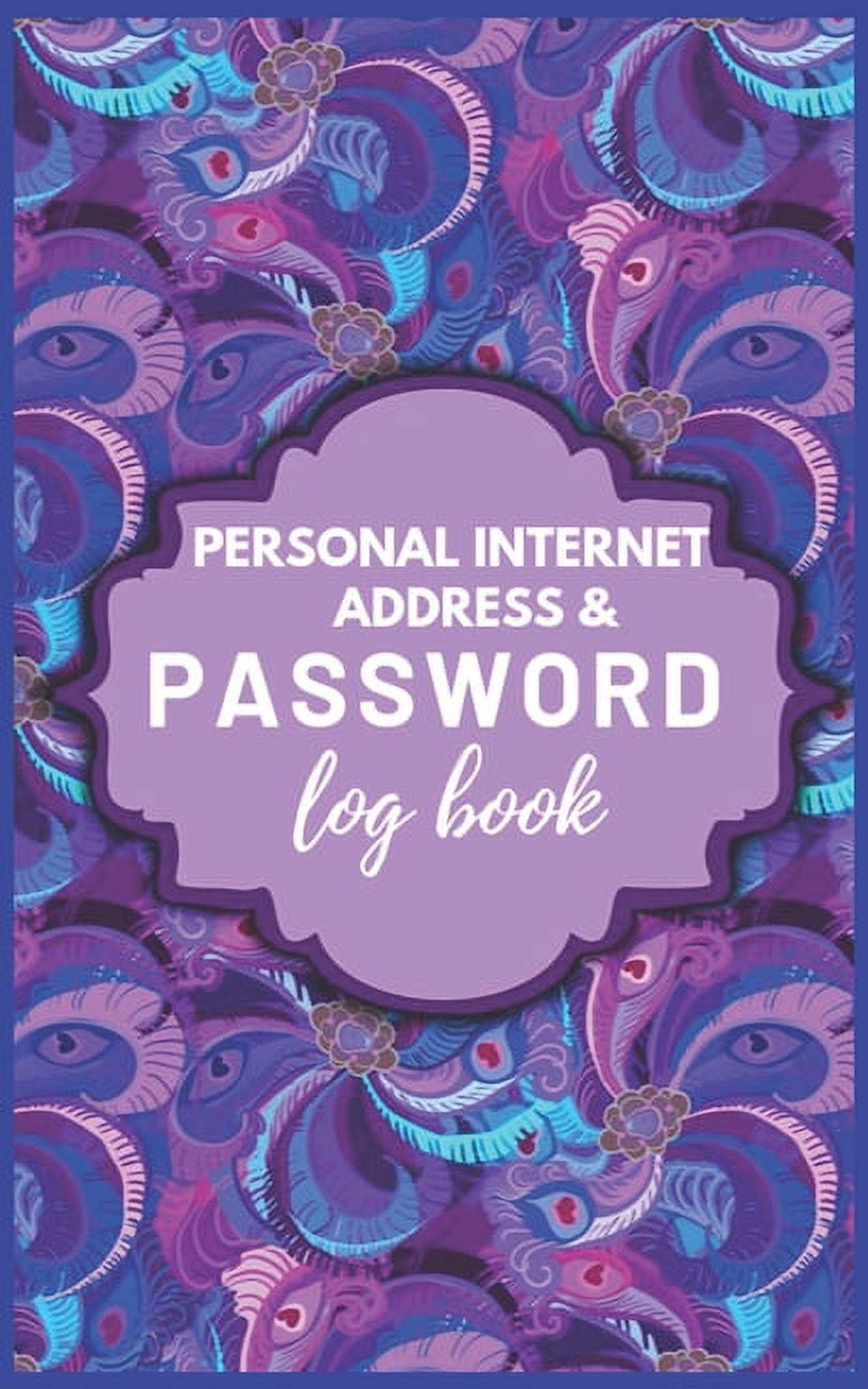 Personal Address & Password Logbook Keeper Personal