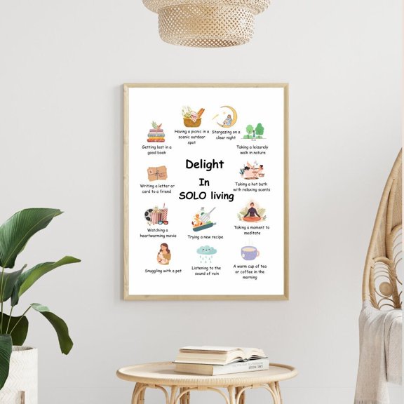 Personal Life Art Printmaking Fun Poster Self Discovery Affirmation Poster