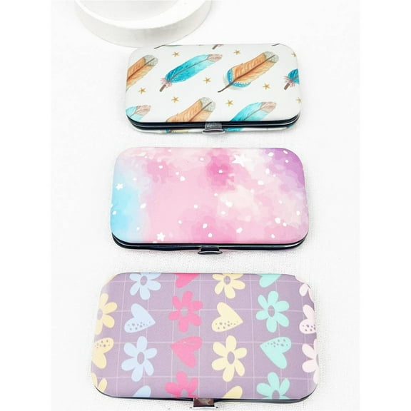 Personal Mani and Pedi Kit care tools with case