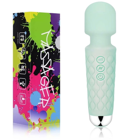 Personal Massager - Handheld and Powerful Wand - 8 Speeds 20 Patterns - Magic Recovery Effect for Women and Men, Body, Neck, Back & Shoulders