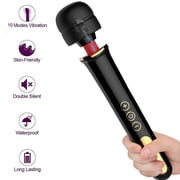 Personal Massager for Men & Women - Quiet & Waterproof, Perfect for Tension Relief, Muscle, Back, Soreness, Recovery Black