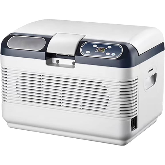 Personal Mini Fridge, 12 Liters Skincare Fridge for Women, Portable Thermoelectric Cooler Refrigerators for Skincare, Beverage, Home, Office, Bedroom, Dorm(Size:220V)