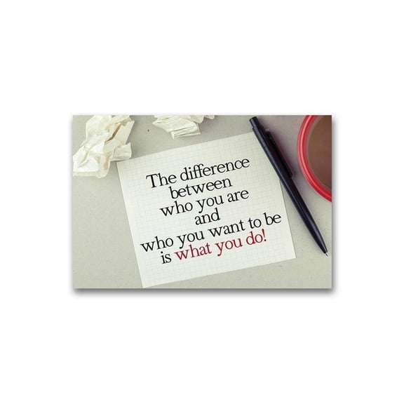 Personal Motivation Quote Poster -Image by Shutterstock