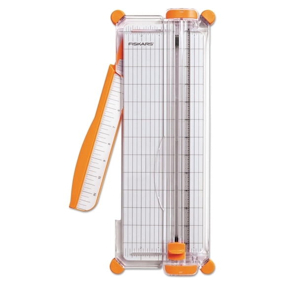 Fiskars Personal Paper Trimmer, 5 Sheets, 12" Cut Length -FSK1775501001