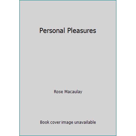 Pre-Owned Personal Pleasures (Paperback) 088001265X 9780880012652