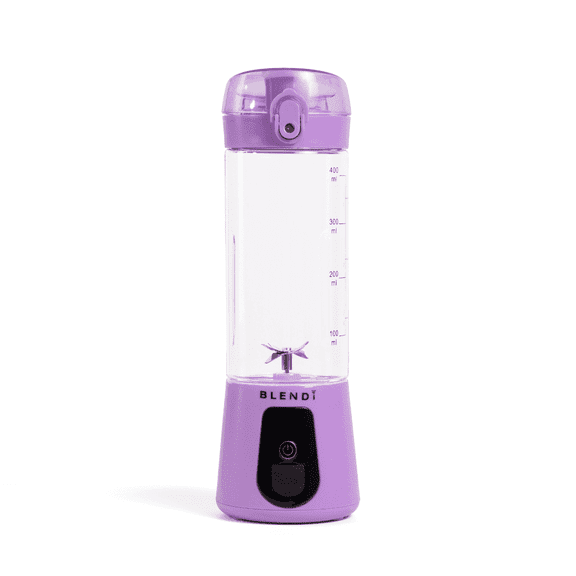BLENDi Lite Portable Blender 17oz Rechargeable Smoothie Maker for Travel, Gym & Office Powerful, Leakproof & Clump-Free Blending Purple
