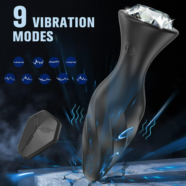 Personal Portable Electric Massager Prostata Prostrate Massager 9 Vibration Modes For Man Body