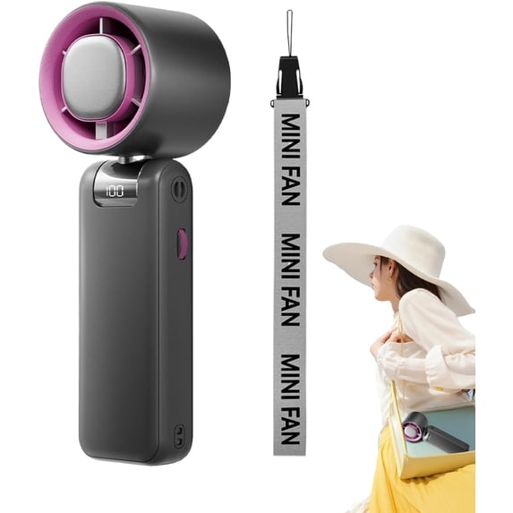 Personal Portable Fan Foldable Cooling Fan USB Rechargeable