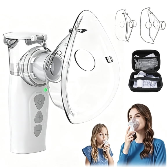 Personal Portable Humidifiers,Ultrasonic Cool Mist,Auto-Cleaning Rechargeable Handheld Personal Steam Inhaler, Vaporizer, Humidifier With Case,Home & Outdoor Use