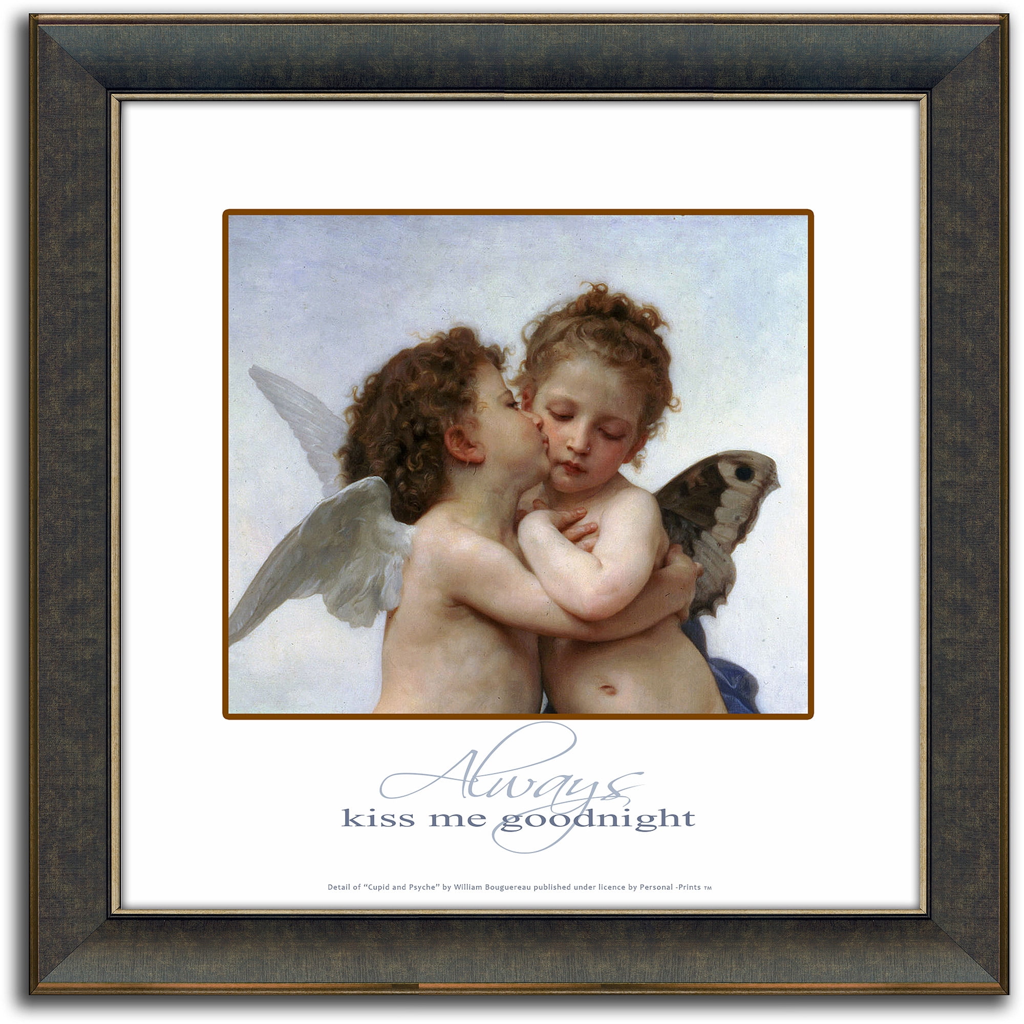 Personal-Prints First Kiss Framed Canvas Art