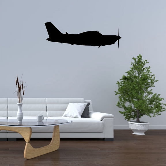 Personal Propellor Plane Decal - 36 Inches