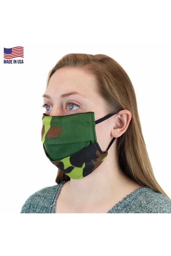 Personal Protective Lycra Facemask, Camo Black