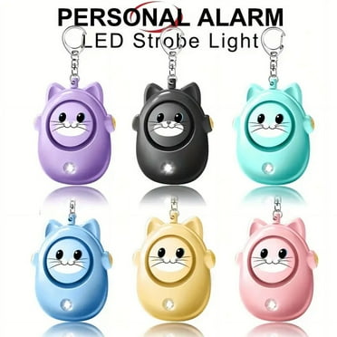Personal Safe Alarm for Women Protection Keychain Safety Sound Siren 130dB with Strobe Light LED Flashlight Emergency Security for Elderly Men