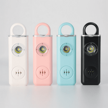 Personal Safety Alarm - 130dB Loud Emergency Alarm with LED Flashlight, Keychain Security Alarm for Women, Kids, Elderly, Self Defense 4 Color