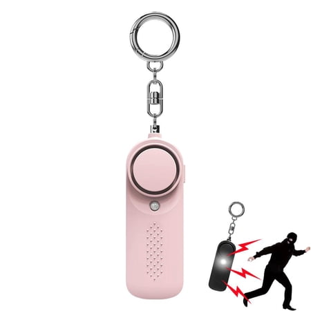 Personal Safety Alarm, 130dB, Loud, LED Light, Waterproof, Attach to School Bags, For Kids&Women