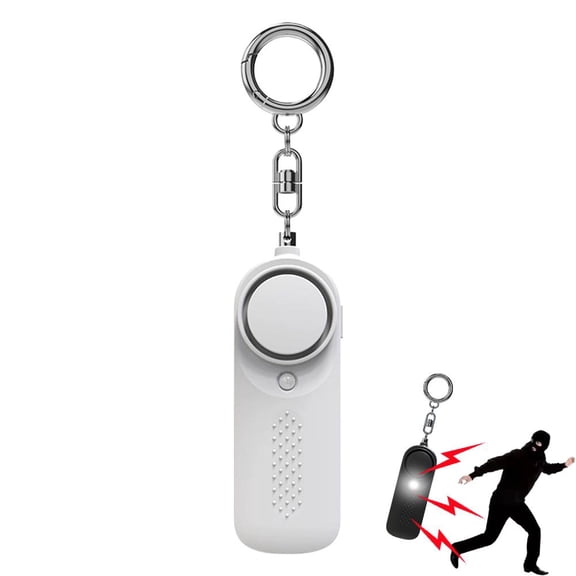Personal Safety Alarm, 130dB, Loud, LED Light, Waterproof, Attach to School Bags, For Kids&Women