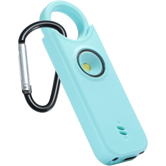 Personal Safety Alarm - 135dB Ultra Loud Siren with LED Strobe Light, USB-C Rechargeable, Compact Keychain Alarm for Women/Men, Emergency Flashlight & Vibration Alert(Blue)