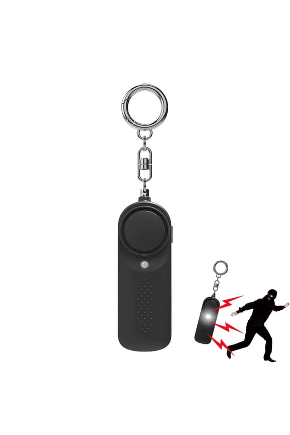 Personal Safety Alarm with 130dB Siren & Keychain, ABS Material, 80-Minute Continuous Sound for Emergency Protection