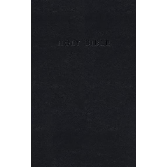 KJV Personal Size Giant Print Reference Bible, Flexisoft (Imitation Leather, Black, Red Letter) (Hardcover)