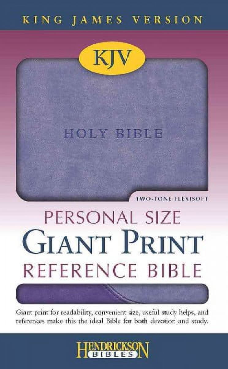 Personal Size Giant Print Reference BibleKJV Hendrickson Bibles