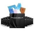 thumbnail image 1 of Personal Toilet Kit To Go – 10 Pack (Black), 1 of 6