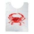 thumbnail image 1 of Personal Touch [50 Pack] Disposable 22 Inch Adult Poly Crab Bibs to Protect Clothes for Lobster Feasts, Seafood Restaurants, Crawfish Parties and Special Events, 1 of 3