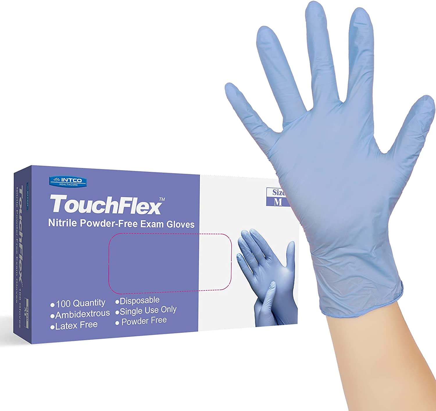 Personal Touch Nitrile Exam Gloves, ChemoRated, 4.5 Mil, Powder Free