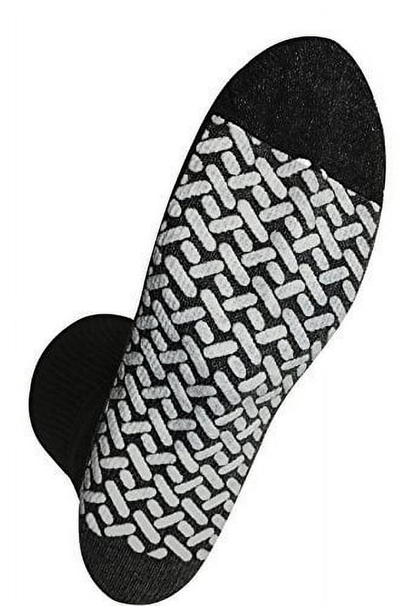 Slipper Socks, 1 Pair Black (Size 13-15 Unisex)