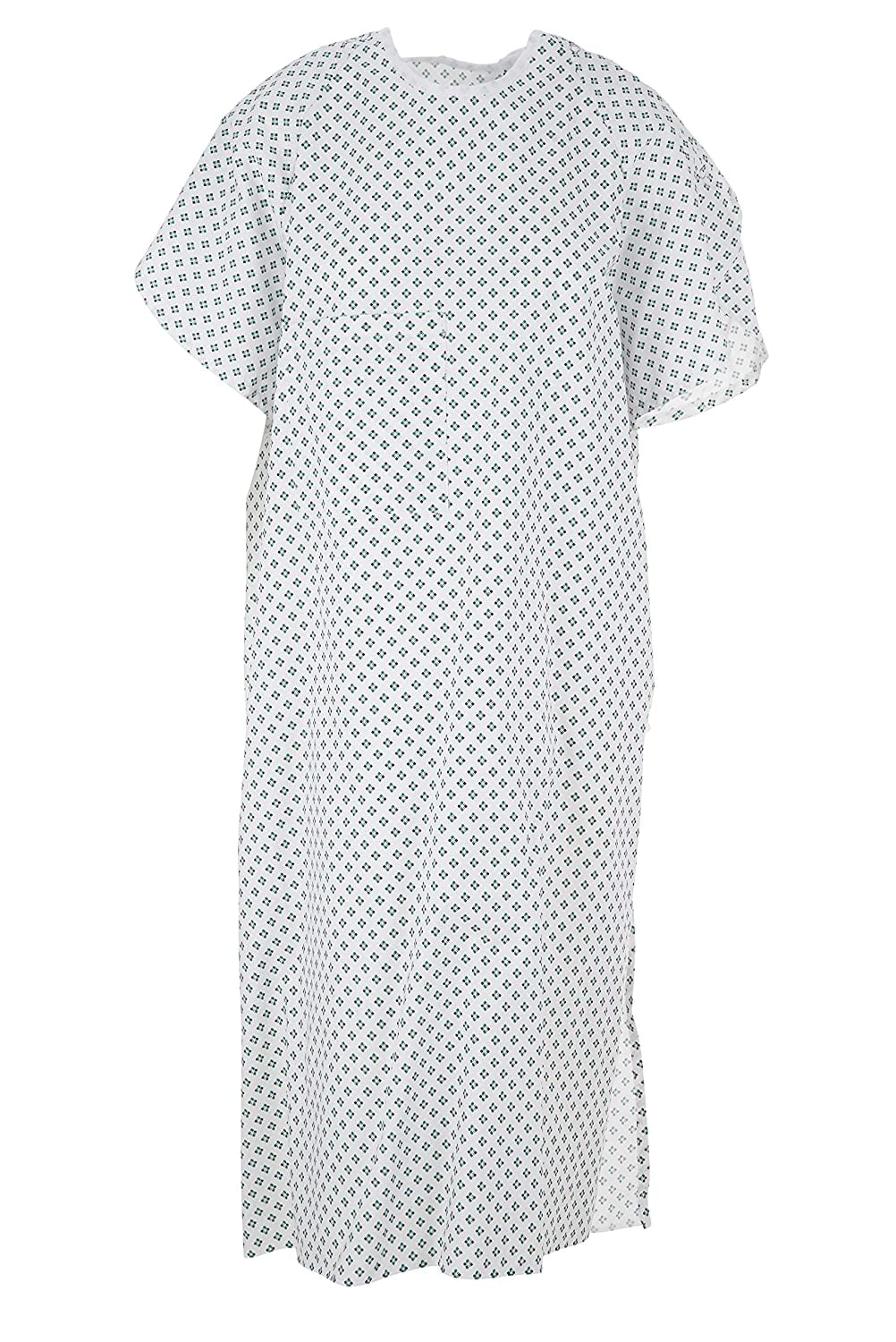 Personal Touch Adult Patient Gowns, Back Tie, 2Pack, Demure Print