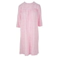 thumbnail image 1 of Personal Touch Women's Adaptive Flannel Backwrap Gown (Light Pink with Flowes-04, XXX-Large), 1 of 2