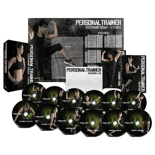 Personal Trainer 90 Day Workout Program 12 Exercise Videos on DVD