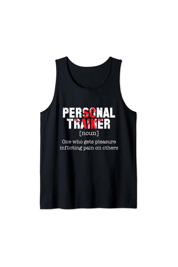 Personal Trainer Definition Workout Fitness Lover Gift Tank Top Size S-3XL