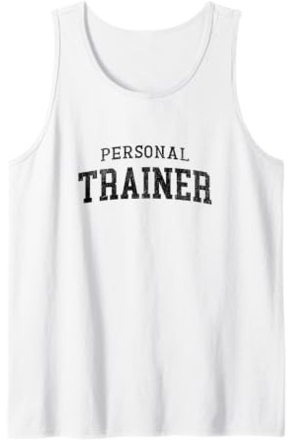Personal Trainer Gym Athletic Trainer Tank Top Size S-3XL