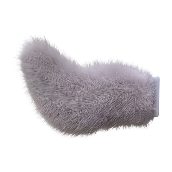 Personal Transporter Accessories, Faux Fox, 12X4 In, Rear Decoration, Scooter Electric, Light Purple, 1 Pc