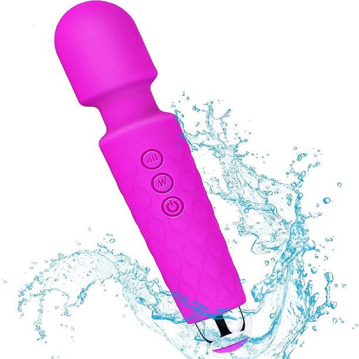 Personal Vibrator Wand Massage, Rechargeable Mini Vibrate Massage Toys, 8  Powerful Speeds 20 Vibration, Pink - Walmart.com