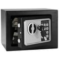 thumbnail image 1 of Personal Wall Safe, 0.24 Cubic Feet Electronic Deluxe Digital Security Mini Safe Box with Key, Upgraded Safe and Digital Steel Safe Box, Stalwart Steel Safe for Home, Include 4 Batteries, S8990, 1 of 8