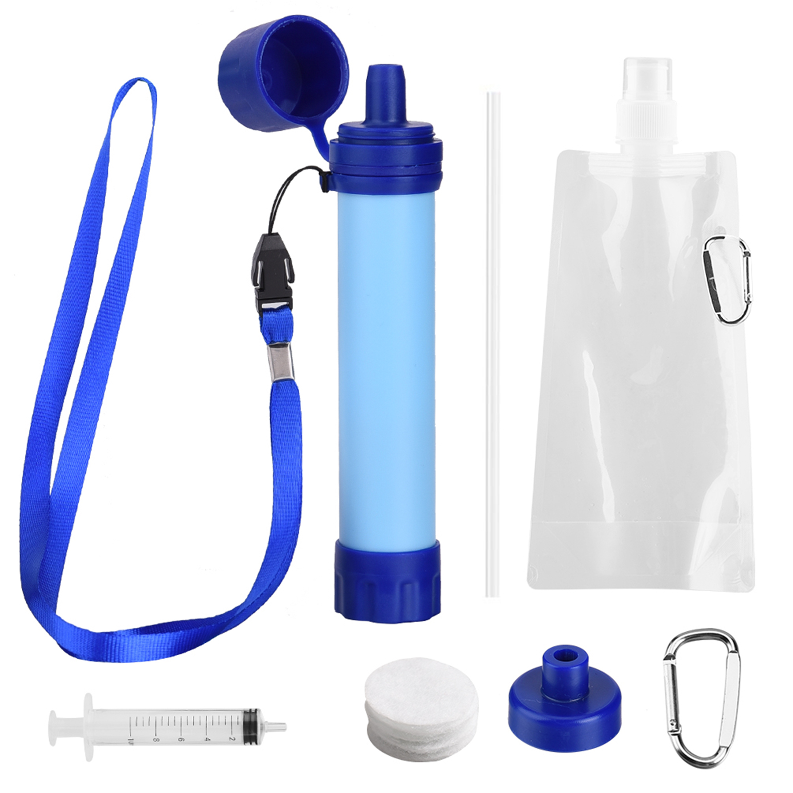 Personal Water Filter Straw Portable Water Filtration Straw Emergency