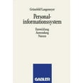 thumbnail image 1 of Personalinformationssystem: Entwicklung, Anwendung, Nutzen, (Paperback), 1 of 1