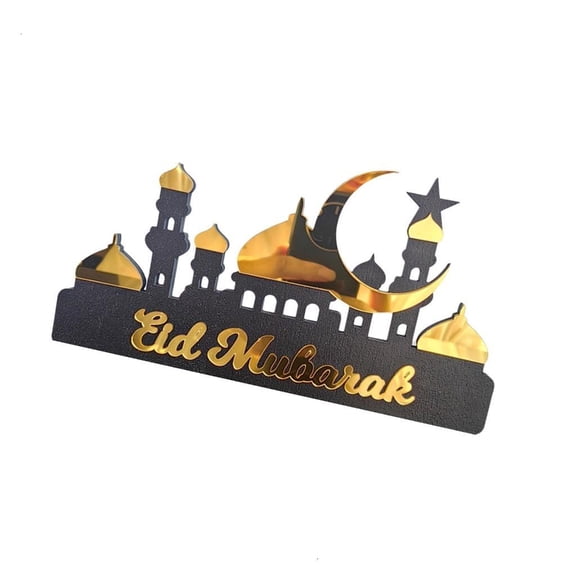 Personalised Acrylic Ramadans Table Centerpieces Eid Mubaraks Decoration for Home