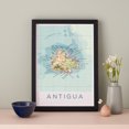 thumbnail image 1 of Personalised Antigua Map Framed A4 Print, 1 of 3