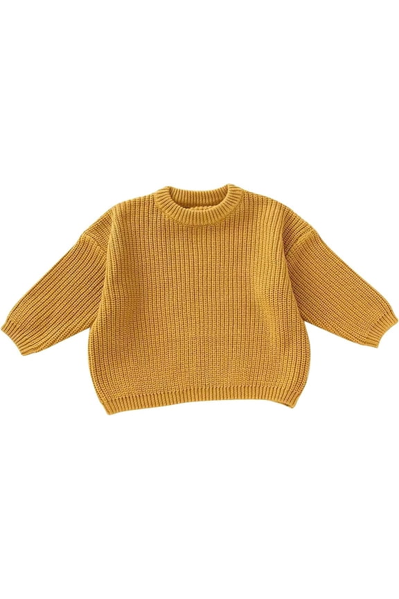 Personalised Baby Girl Knitted Sweater with Custom Name Embroidery Warm Winter Knitwear for Toddlers Children Autumn Tops