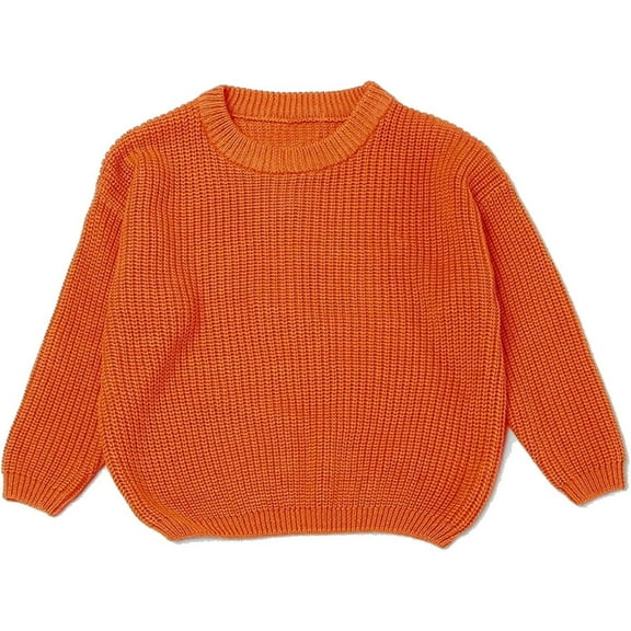 Personalised Baby Girl Knitted Sweater with Custom Name Embroidery Warm Winter Knitwear for Toddlers Children Autumn Tops