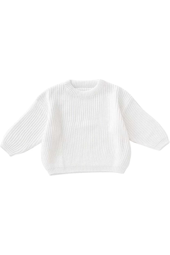 Girls Sweaters Personalised Baby Sweater with Name Embroidery Knitted Knitwear Toddler Winter Clothing Sweatshirt Kids Autumn Tops