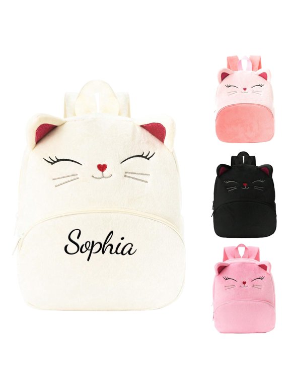 Personalised Backpack - Cat, Polyester, 9L, 31x25cm